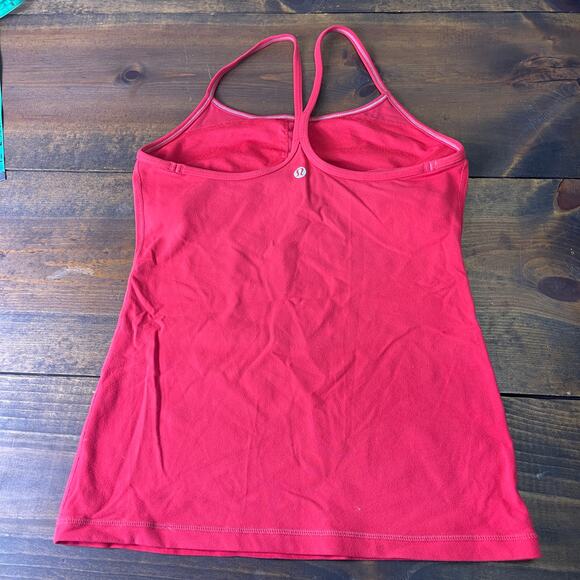 Lululemon LOT of 3 Black Red Lavender Tank Top T shirt Athletic Tops Women's 6 - Picture 11 of 13